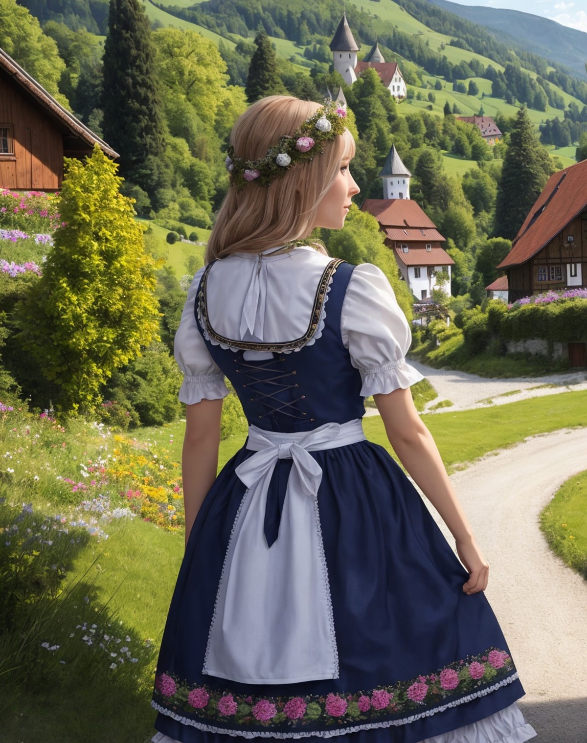 02246-2102907811-Masterpiece, absurdres, fine detail, HDR, highly detailed face and eyes, photorealistic,  , dirndl, a woman in traditional bavar.png